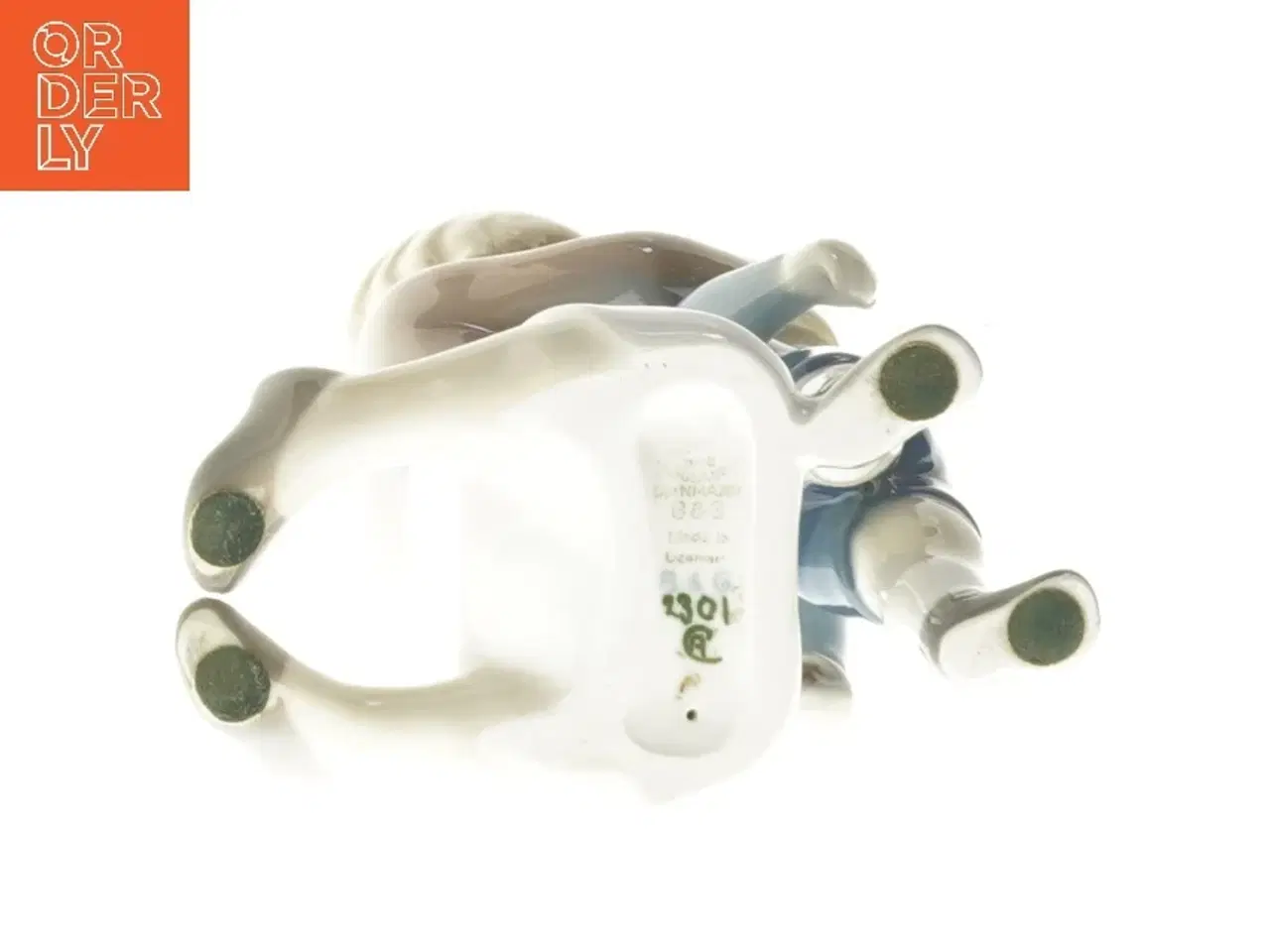 Billede 3 - Porcelænsfigur af børn der leger blindebuk fra B&G (str. 16,5 cm)