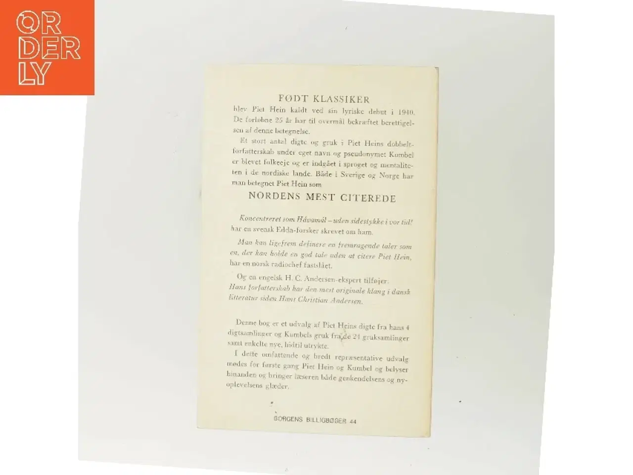 Billede 3 - Husk at leve af Piet Hein (Bog)