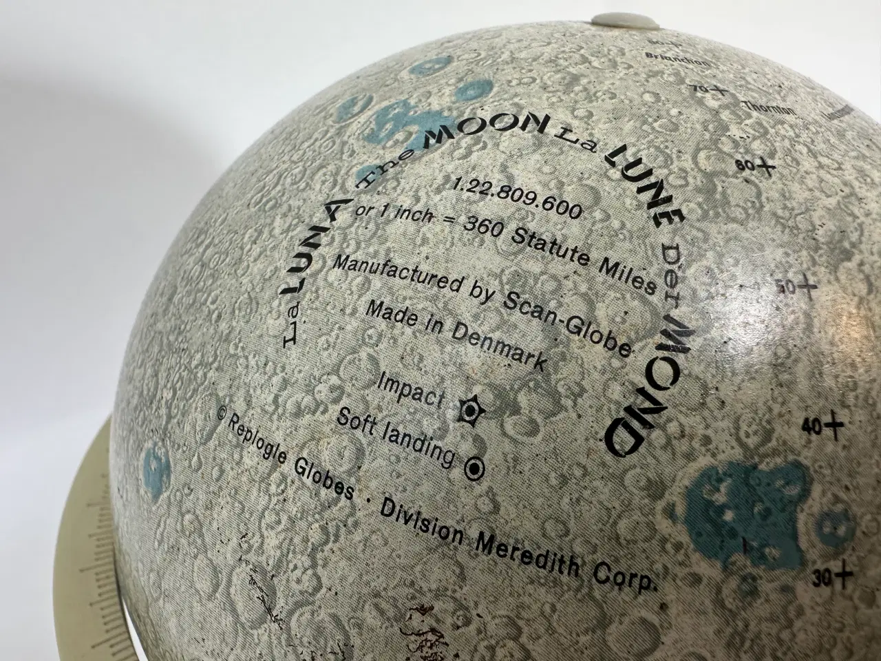 Billede 5 - Retro 'Måne' globus fra Scan Globe