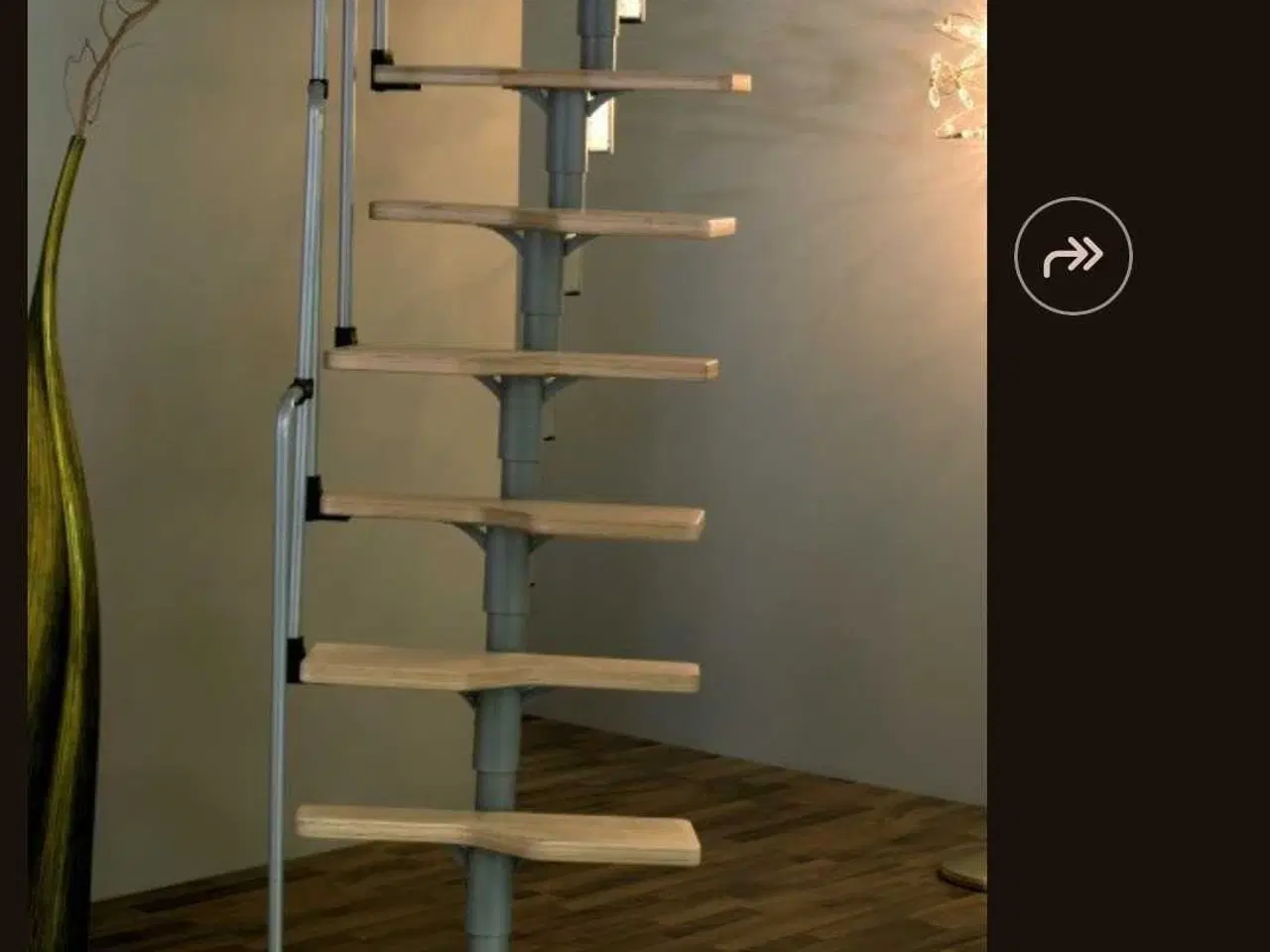 Billede 1 - Twister trappe sort