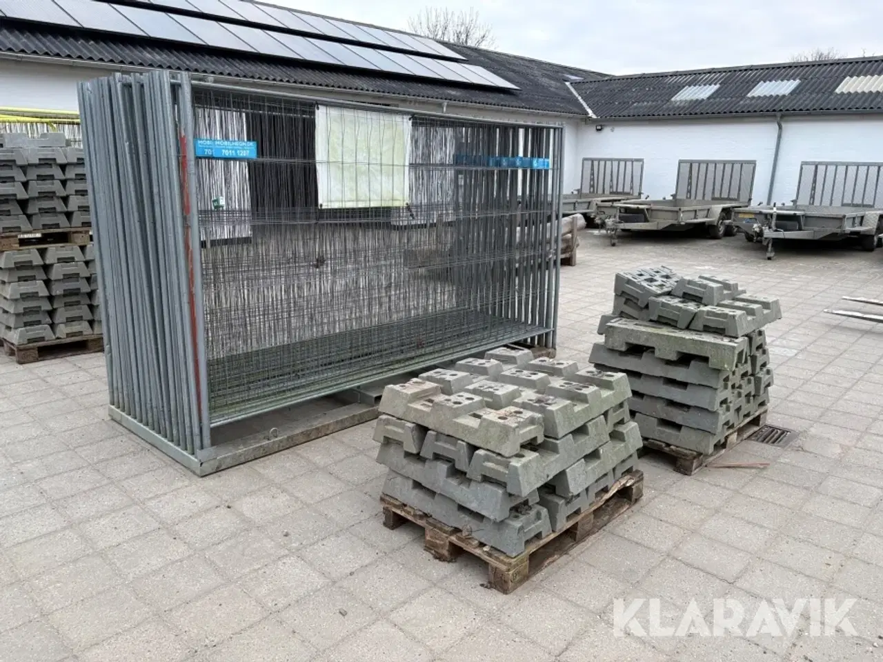 Billede 6 - Hegn 30 styk + tilhørende fødder