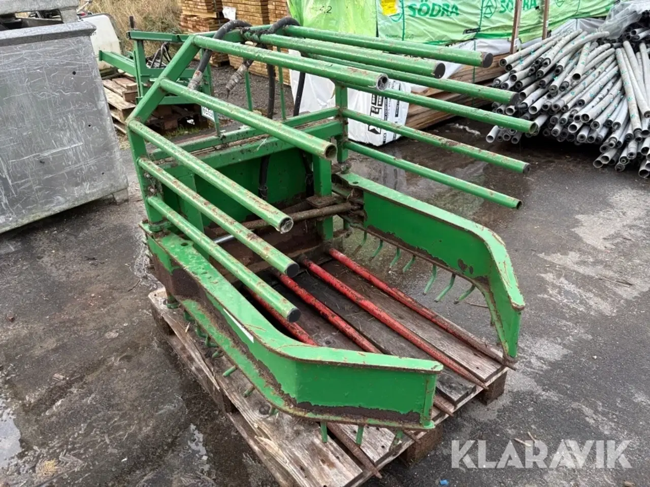 Billede 3 - Lot: halmopsamler og halmrive Aalborg maskinfabrik Opsamler og HRS 13 2 maskiner