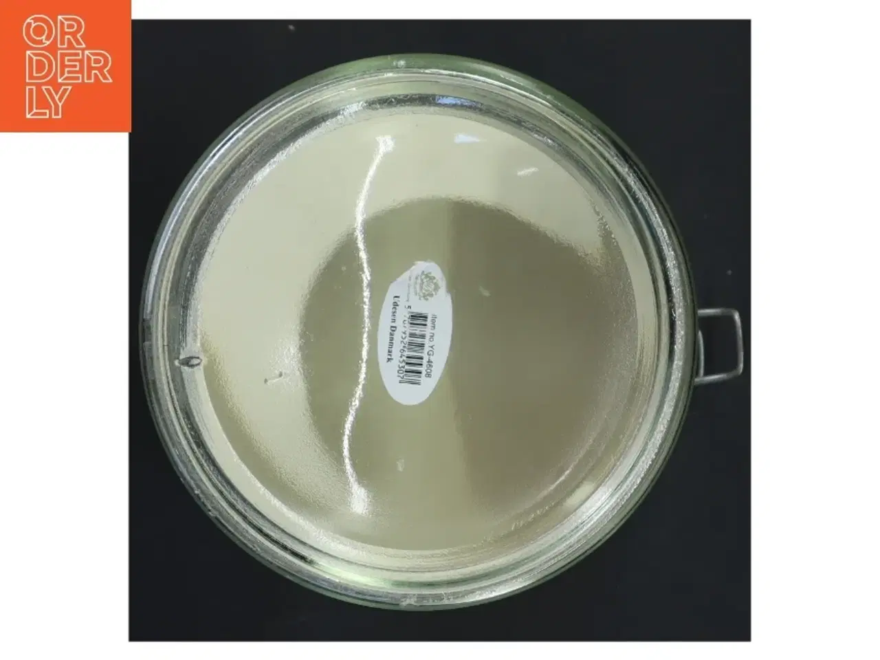 Billede 3 - Opbevaringsglas med sort låg (str. 18 cm)