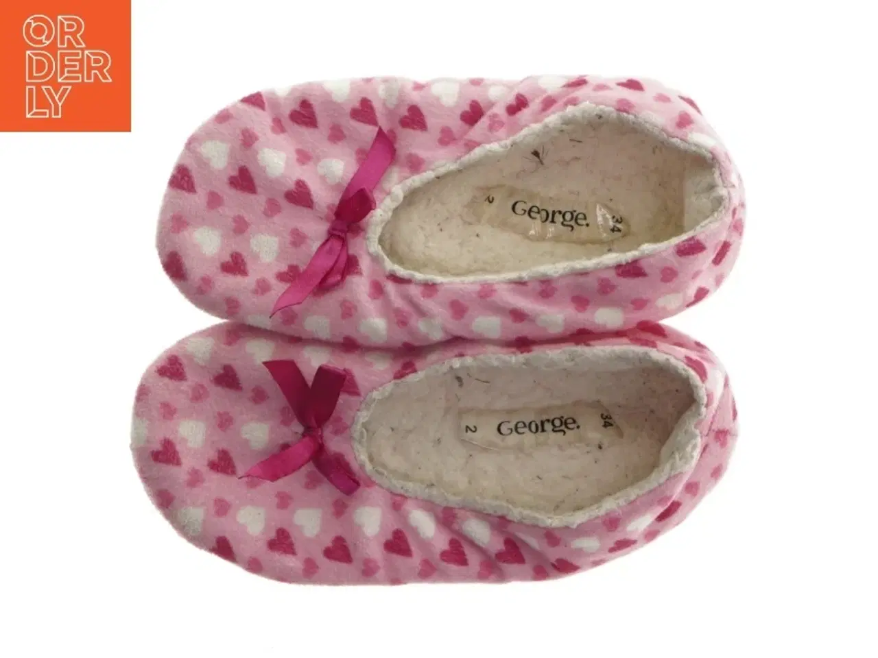 Billede 4 - Lyserøde tøfler i størrelse 34 fra George (str. 34 )