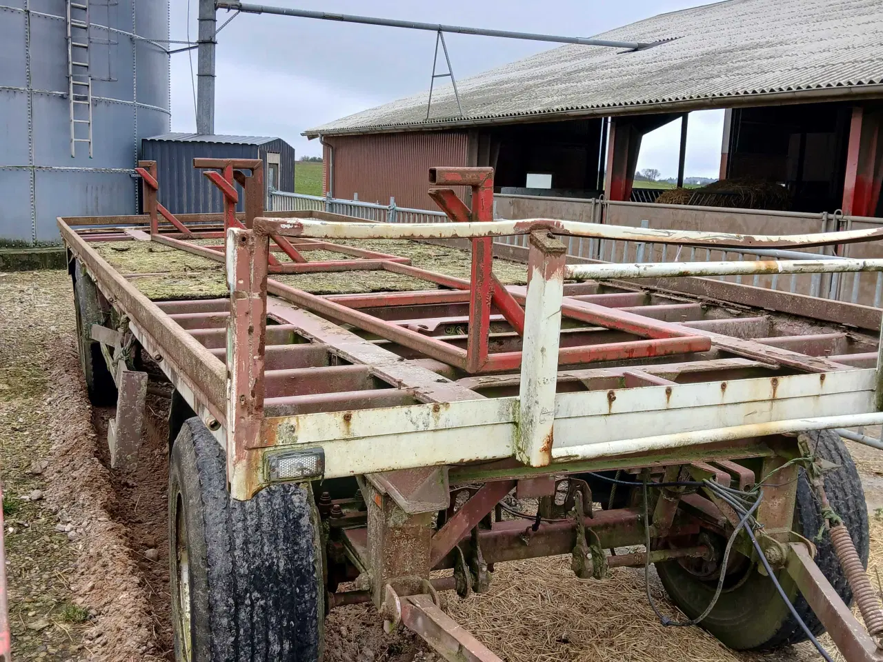 Billede 1 - Halmvogn med drejeskammel