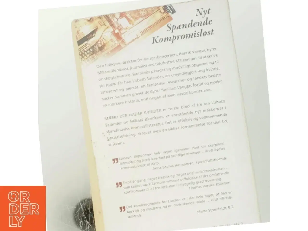 Billede 3 - Mænd der hader kvinder af Stieg Larsson (Bog)