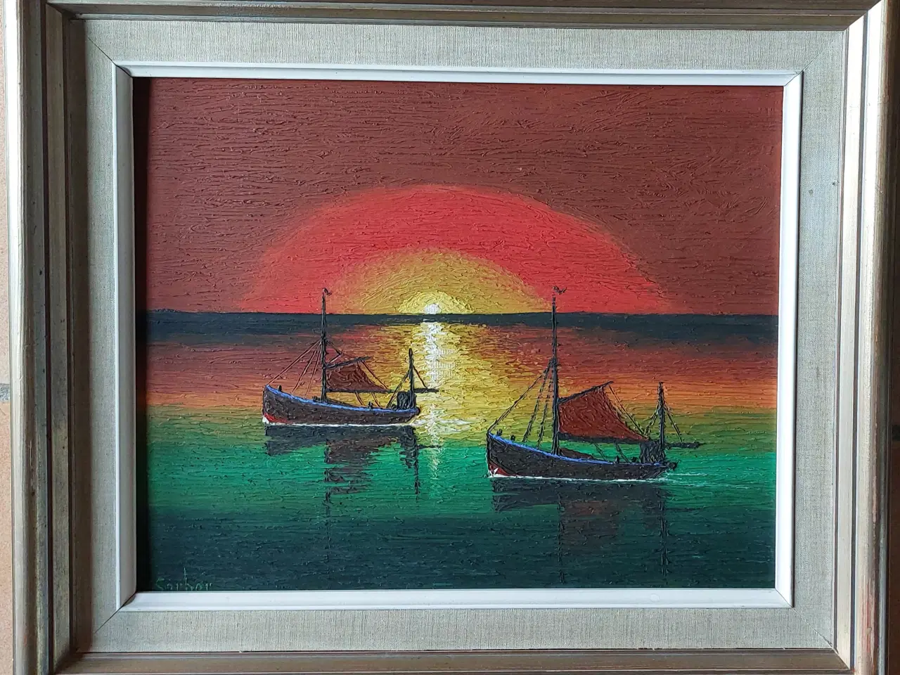 Billede 1 - VILHELM SERBER -( 1902 - 1977 ) -oliemaleri