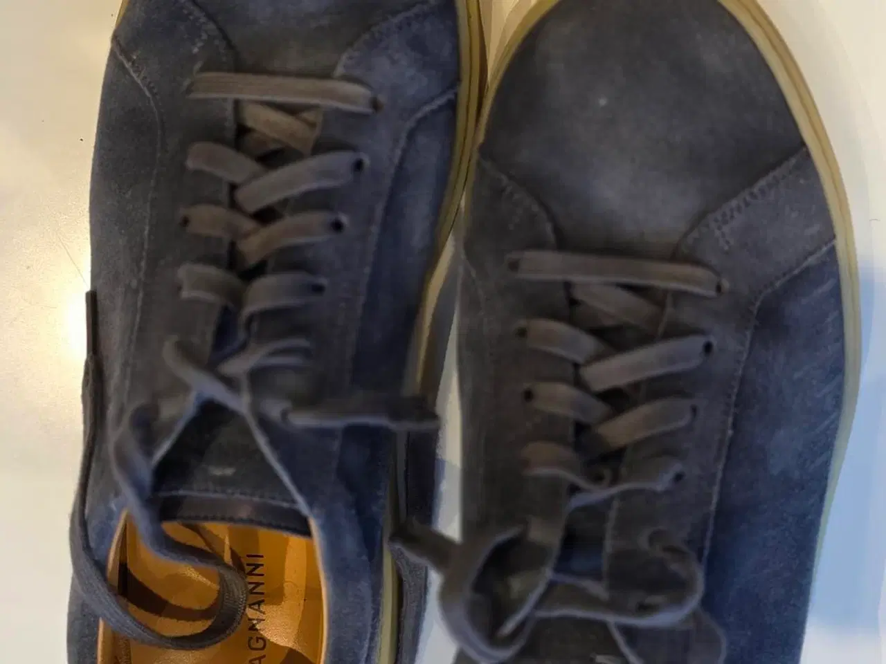 Billede 2 - Magnanni sneakers, str. 42, blågrå, næsten nye