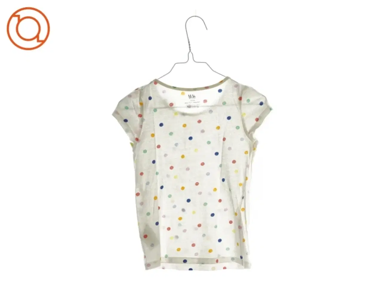 Billede 2 - T-Shirt med prikker fra H&M (str. 110 til 116)