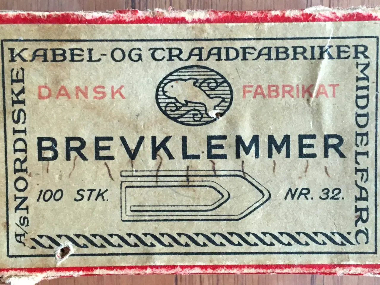 Billede 1 - Retro Brevklemmer æske