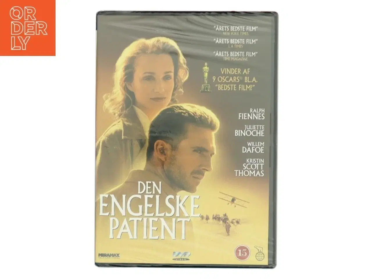 Billede 1 - DEN ENGELSKE PATIENT med Ralph Fiennes (DVD)