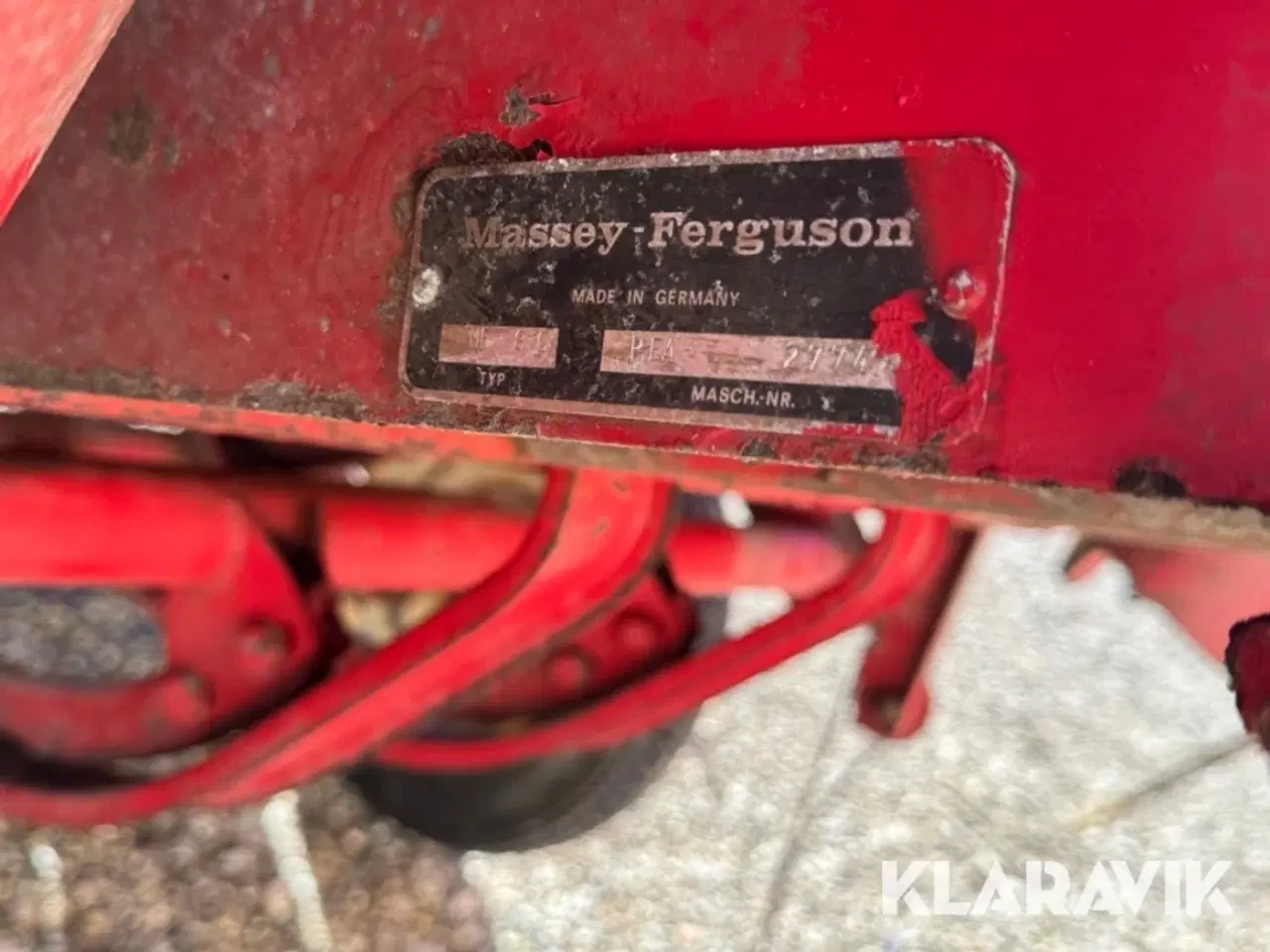 Billede 2 - Lavtrykspresser Massy-Ferguson MF 86