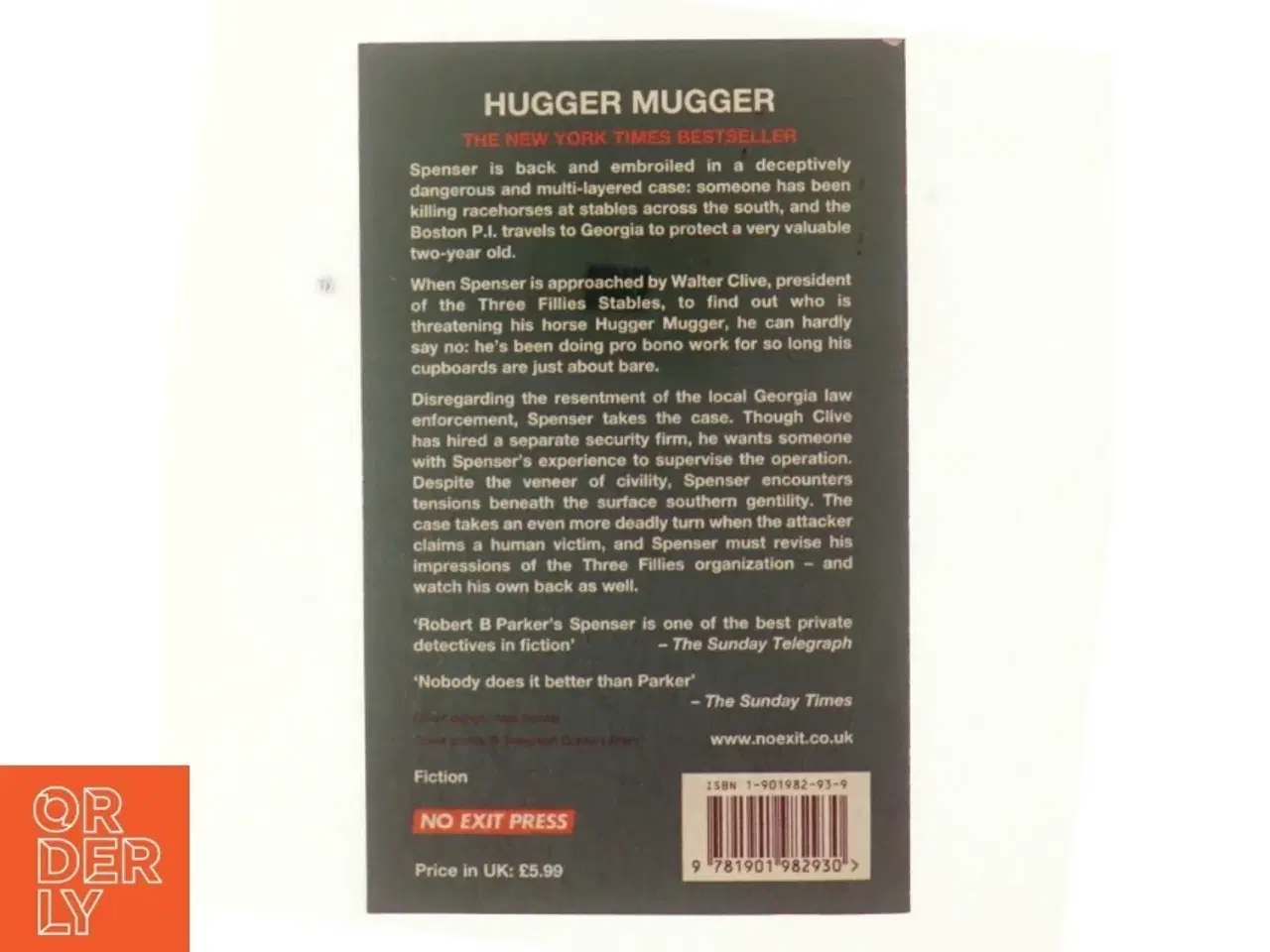 Billede 3 - Hugger Mugger af Robert B. Parker (Bog)