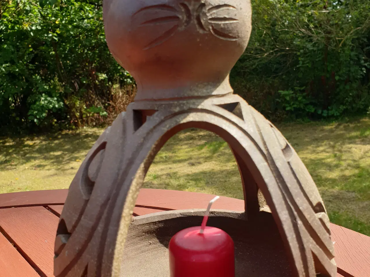 Billede 5 - Lanterne og lys-kat til udestuen, altanen, kolonih