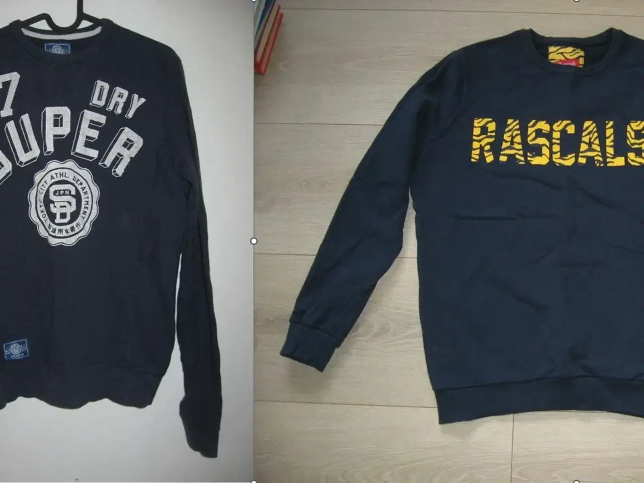 Billede 1 - Sweatshirts SuperDry og Rascals str S samlet pris