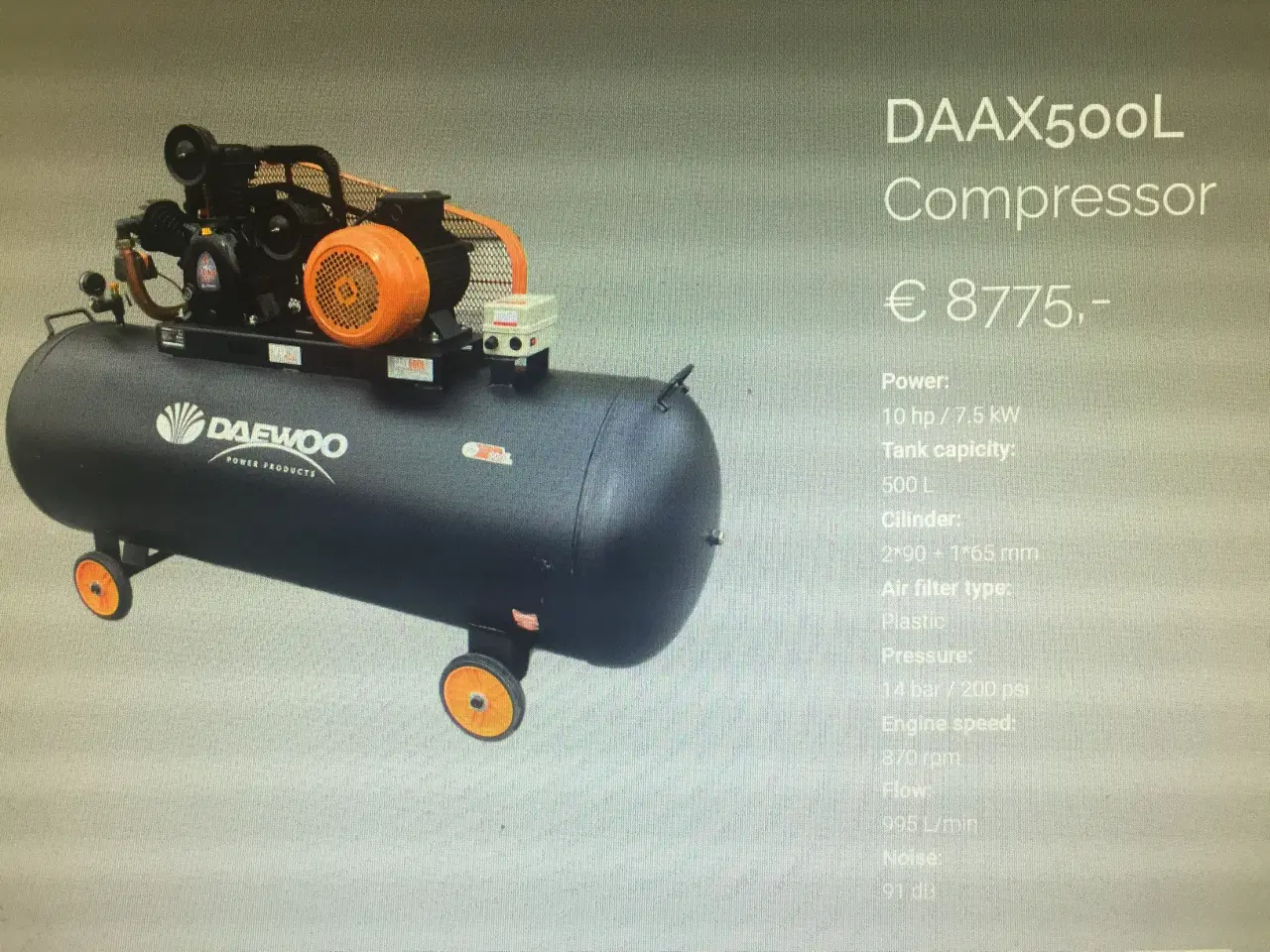 Billede 5 - Kompressor 14 bar og 995 l/min