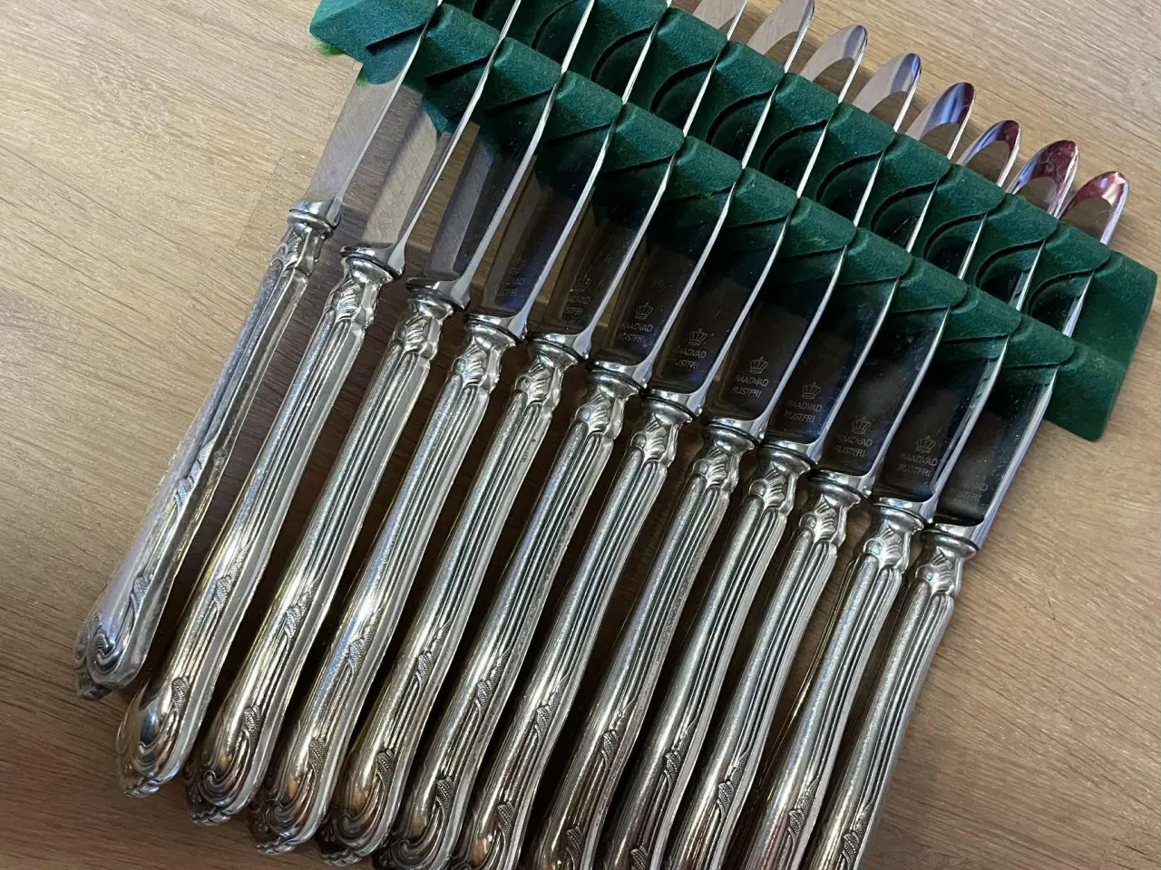 Billede 3 - Sølvtøj, 12 knive tre-tårnede Herregaard fra COHR