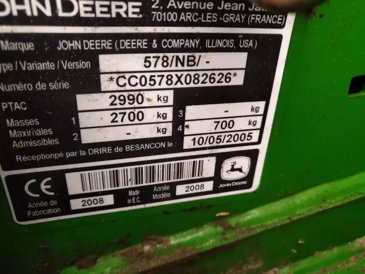 Billede 5 - John Deere 578 Premium