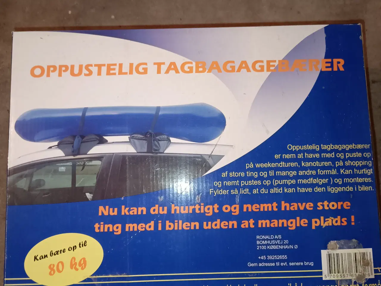 Billede 2 - Spritny oppustelig tagbagagebærer.