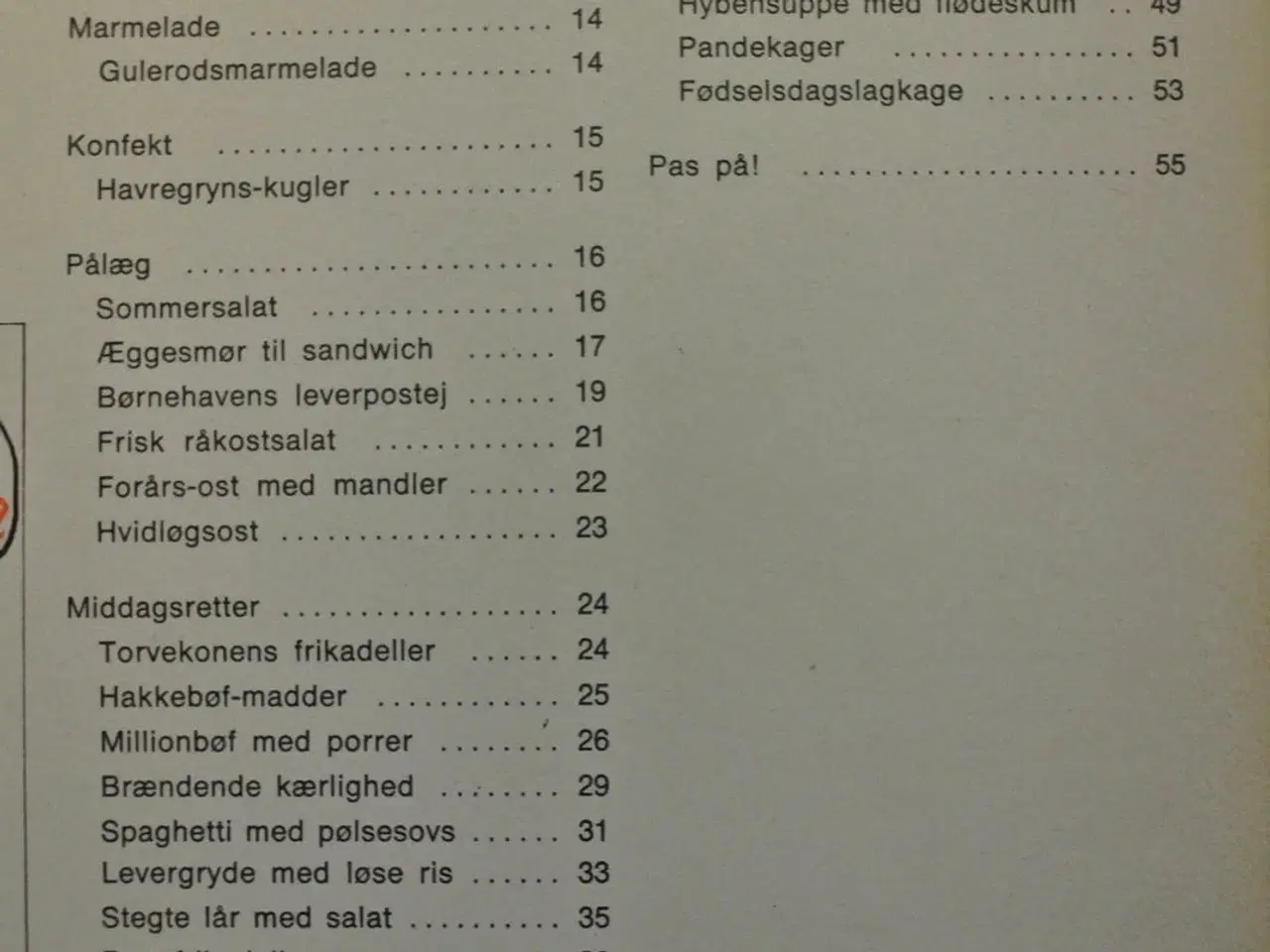 Billede 2 - børnenes billedkogebog, af kirsten brenøe. ill. af