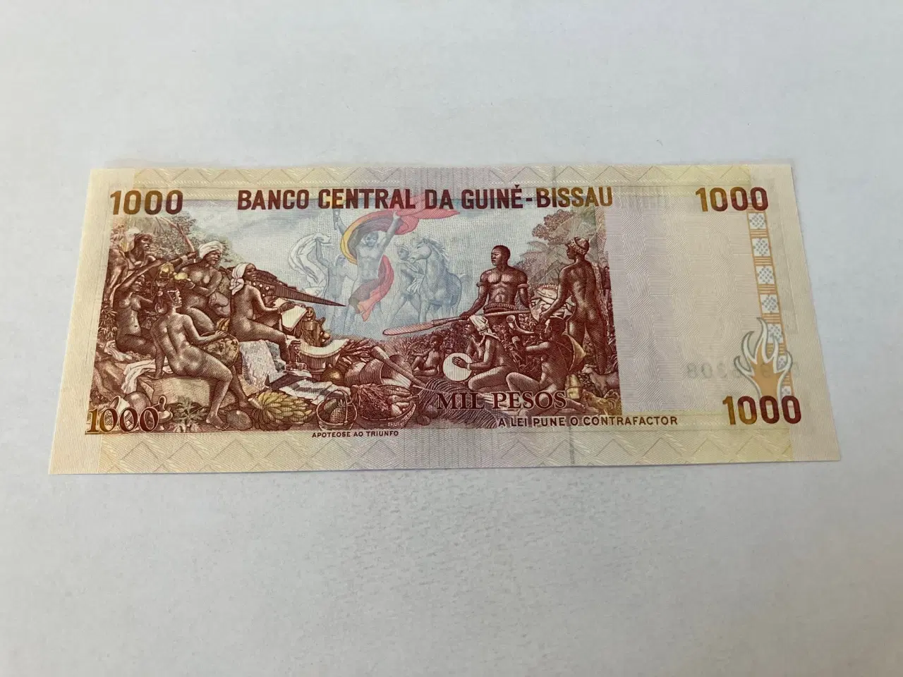 Billede 2 - 1000 Pesos Guinea-Bissau 1990
