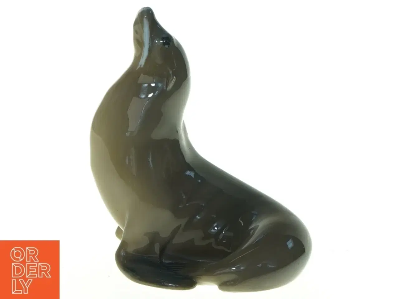 Billede 6 - Porcelæns søløve figur 1441 fra Royal Copenhagen (str. 12 x 10 cm)