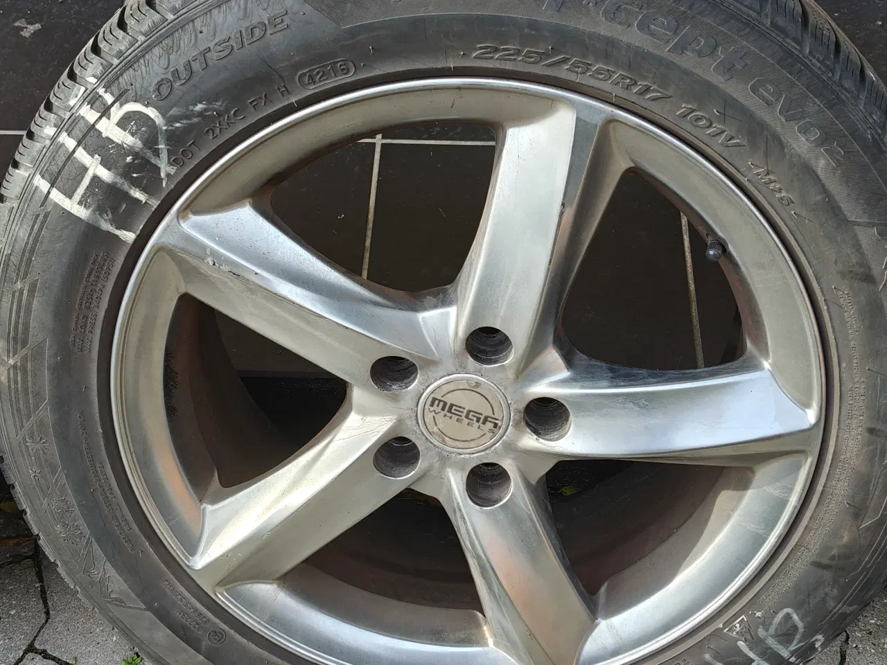 Billede 4 - 4 vinterdæk med MEGA alufælge – Mazda 6 (2017)