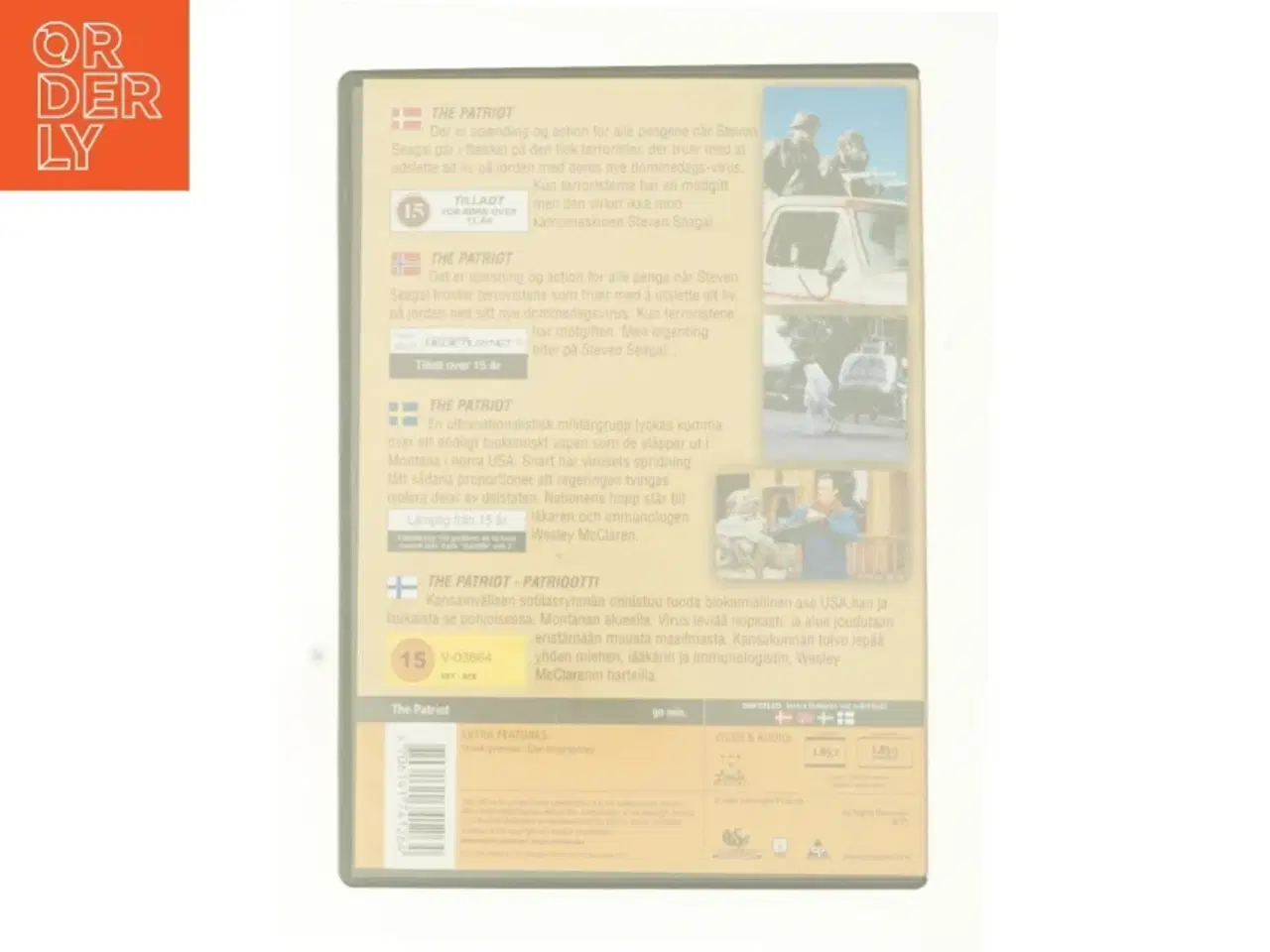 Billede 2 - Patriot, the (S. Seagal) fra DVD