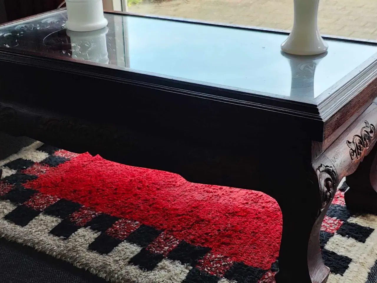 Billede 6 - Thailandsk Udskåret lavt bord 