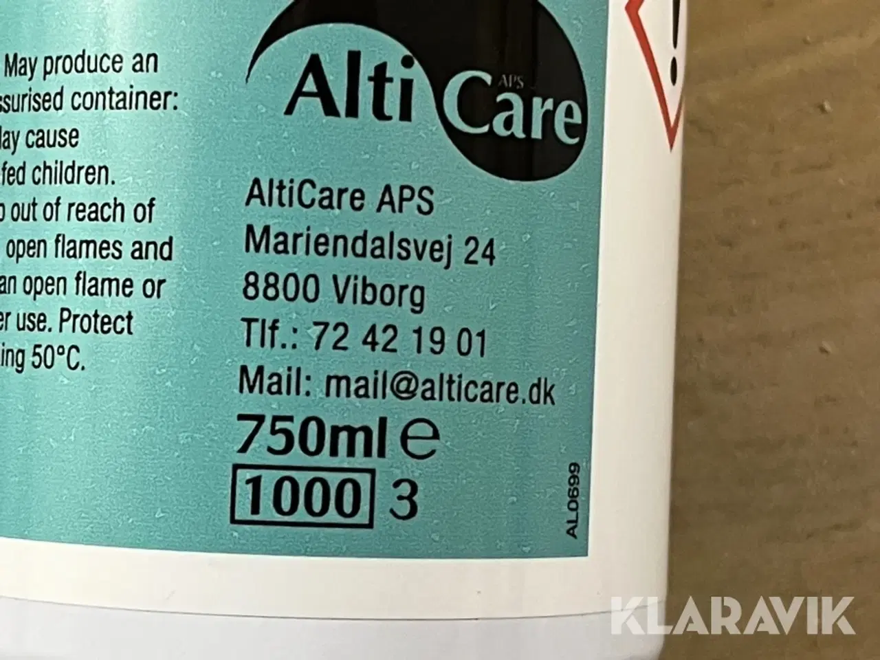 Billede 6 - Mærke spray 750 ML ALTI CARE