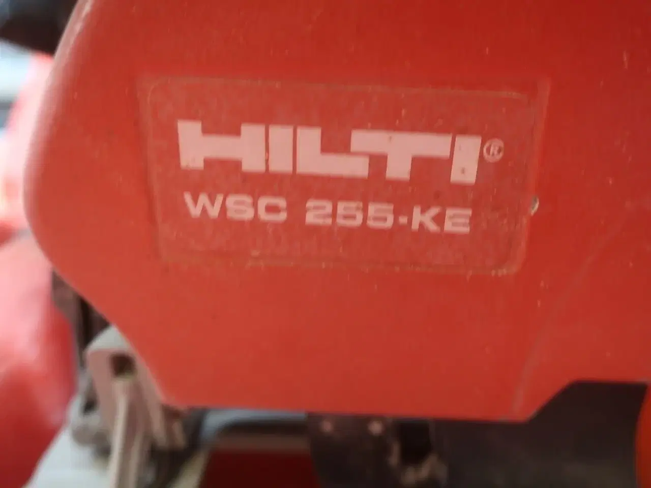 Billede 3 - Dyksav HILTI WSC 255-KE med skinne