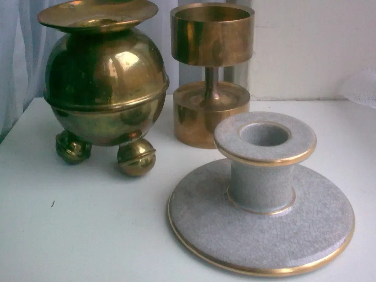 Billede 15 - Gammel bulet julestage i Messing eller NY design