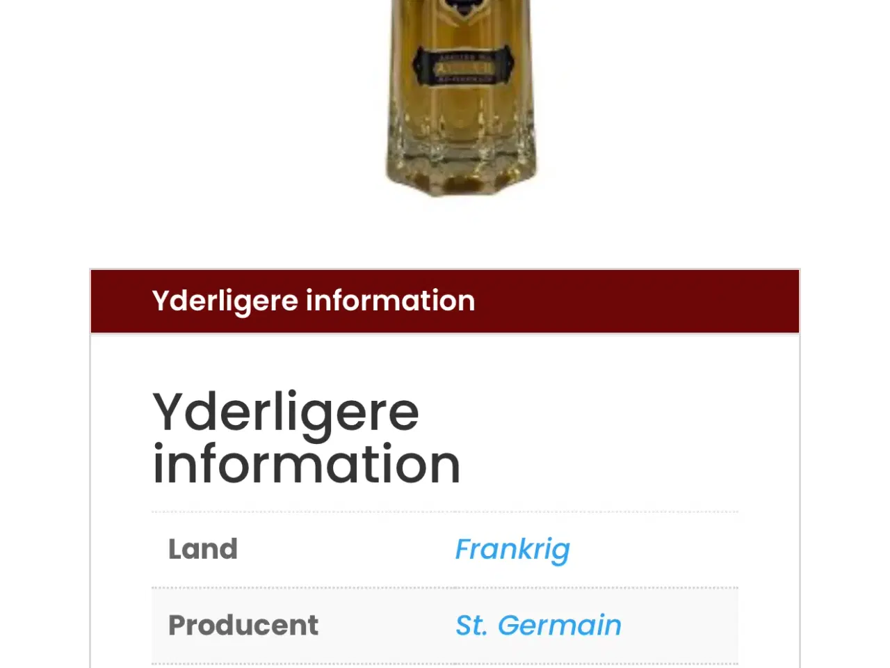 Billede 2 - St. Germain 70 cl. 20% 