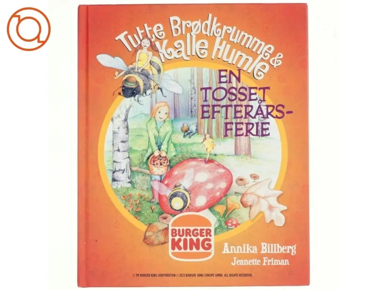 Billede 1 - Tutte Brødkrumme & Kalle Humle - En tosset efterårsferie af Annika Billberg (bog)