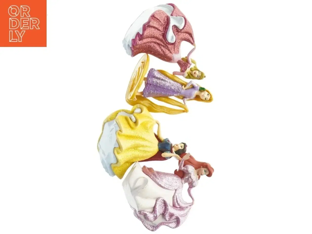 Billede 2 - Disney prinsessefigurer fra Disney (str. 9 cm)