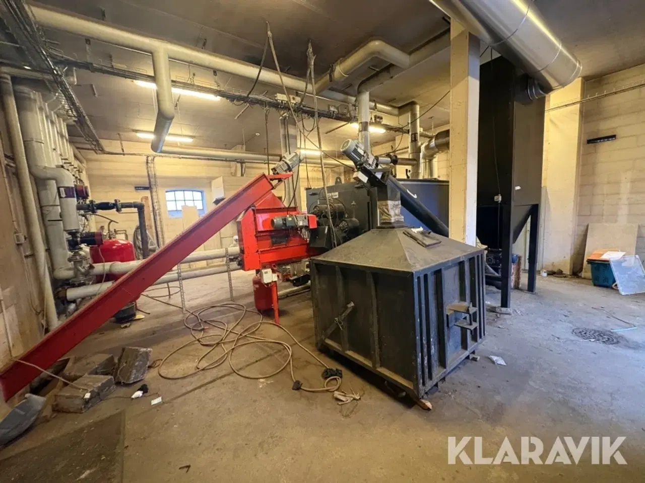 Billede 3 - Fuldautomatisk Flisfyr med skrabeanlæg Danstoker Linka