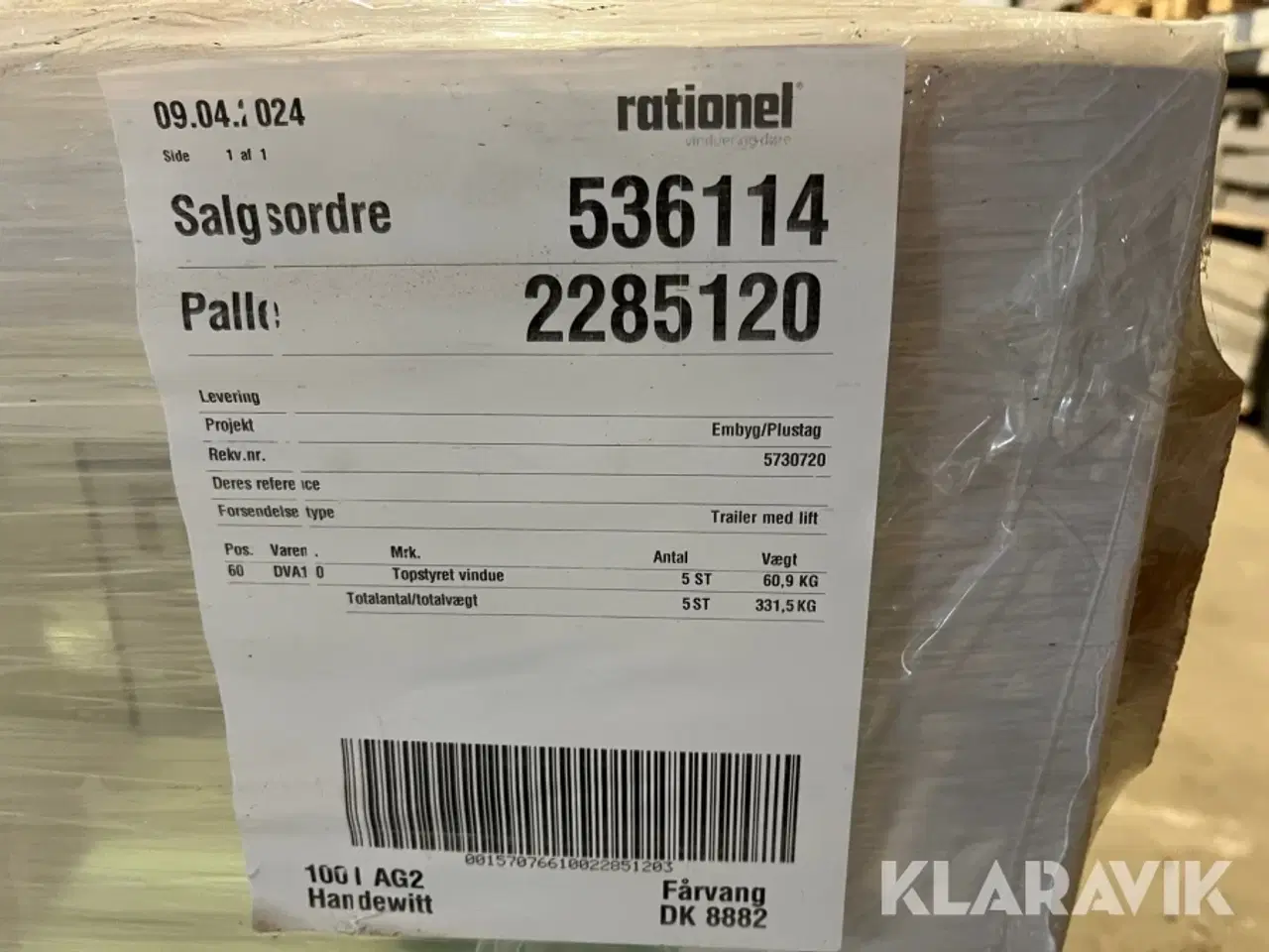 Billede 7 - Vinduer Rationel Træ/alu hvid indvendigt, antracit udvendigt. 5 styks