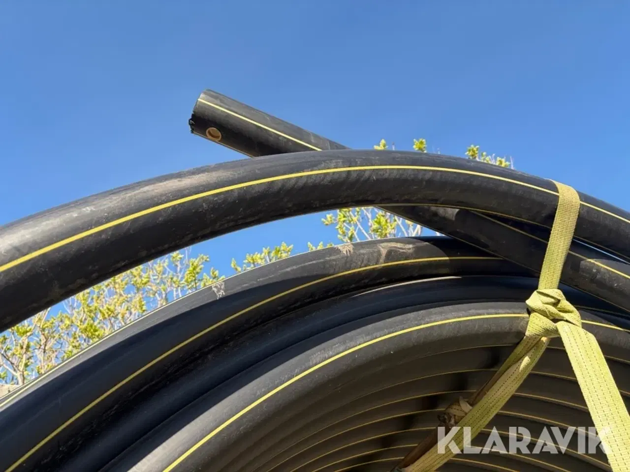 Billede 5 - Kraftkabelrør Wavin SRE-P 90 PE 100 3 ruller á 250 meter