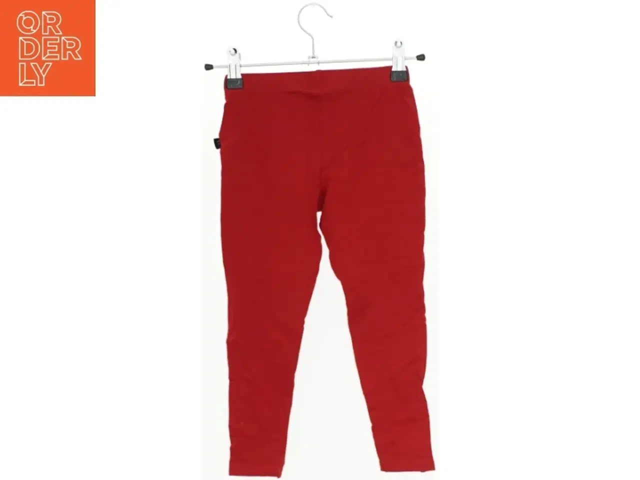 Billede 2 - Røde Leggings (str. 104 cm)