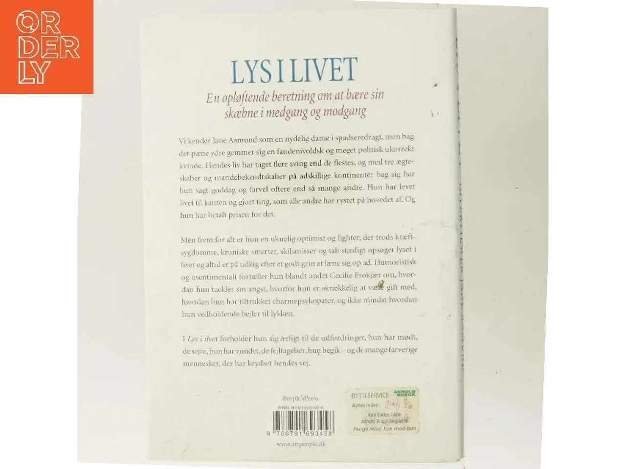 Billede 3 - Lys i livet af Jane Aamund (Bog)