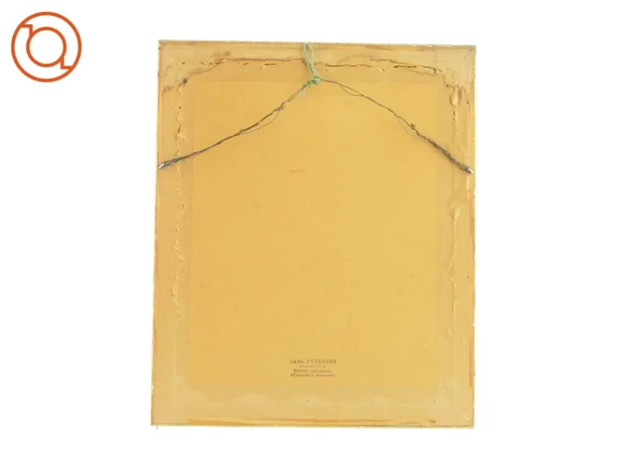 Billede 2 - Antik Bjerg Natur Træhytte Billede i guldramme