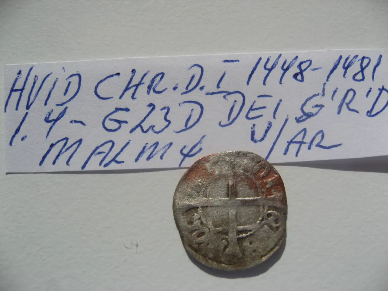 Billede 2 -  Flot/Pæn Hvid u/år 1448-1481 Chr.D.I 1.4-G23D