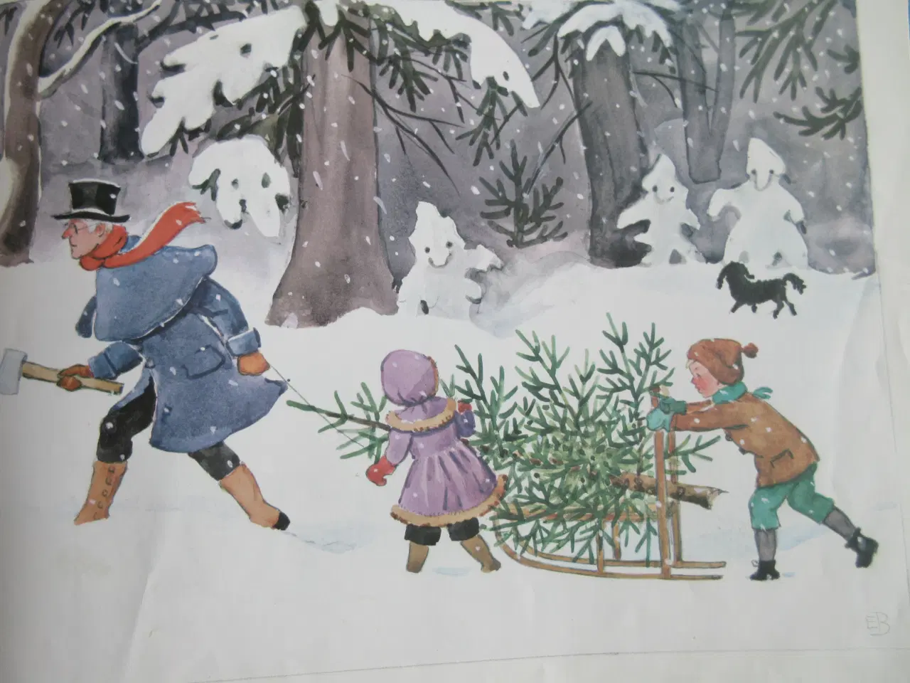 Billede 4 - Pers og Lottes jul - af Elsa Beskow ;-)
