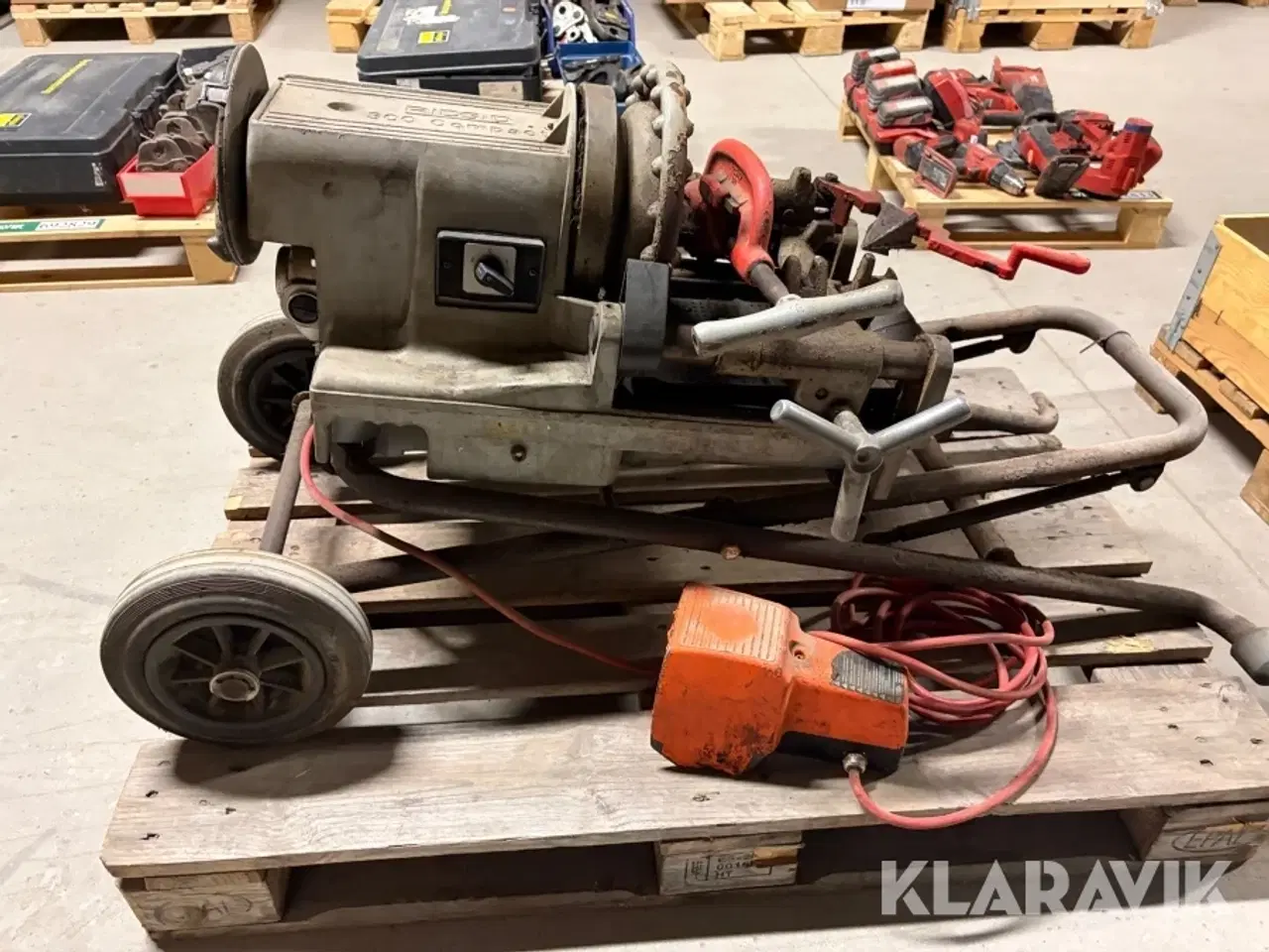 Billede 4 - Rørgevindskæringsmaskine Ridgid 300 compact