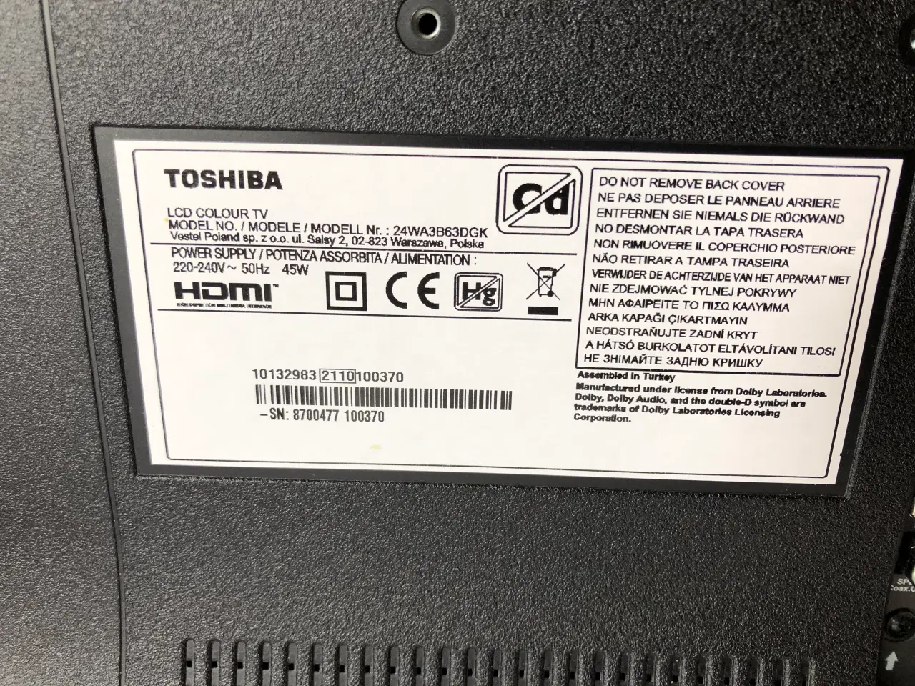 Billede 8 - Toshiba 24 tommer TV med masser af muligheder