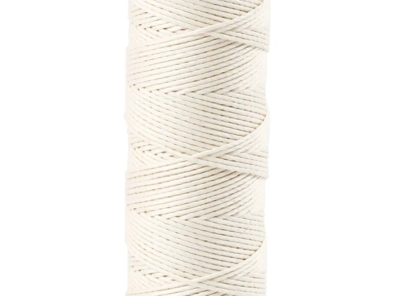 Billede 1 - Bambussnor, tykkelse 1 mm, hvid, 65m/ 1 rl.