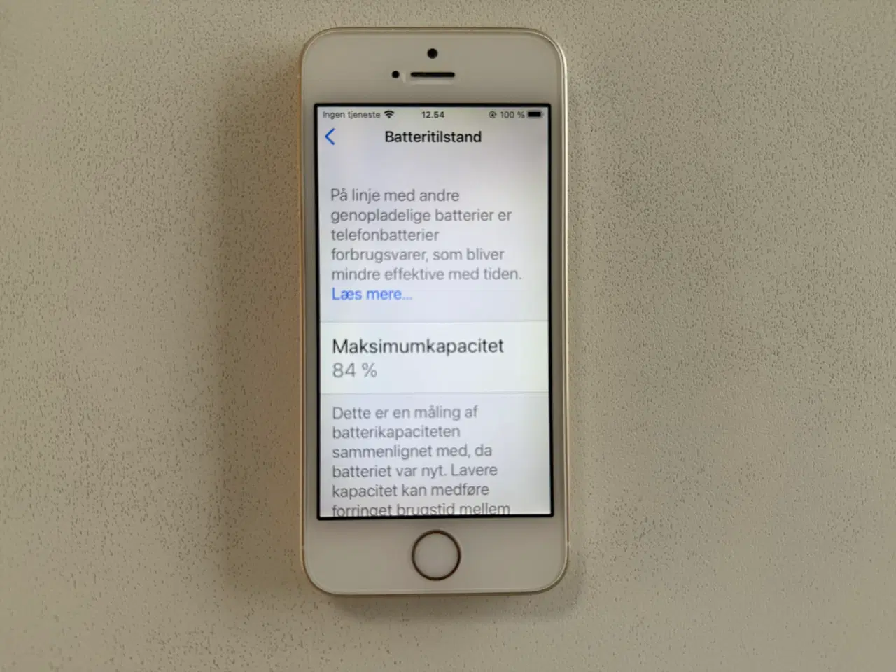 Billede 3 - iPhone SE - 32 GB - Batteri 84%