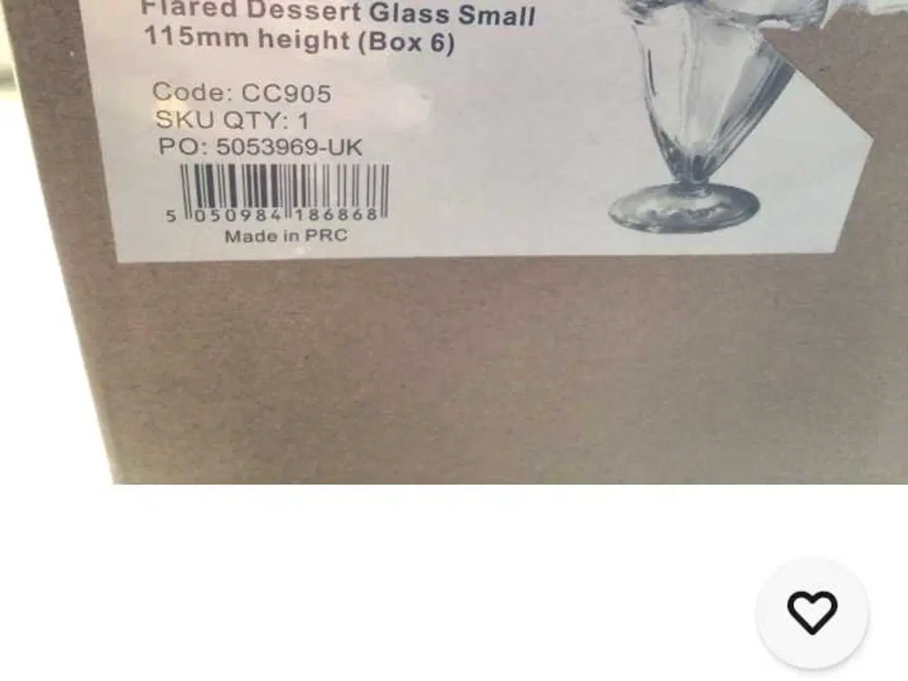 Billede 3 - Olympia Traditional Small DessertGlasses