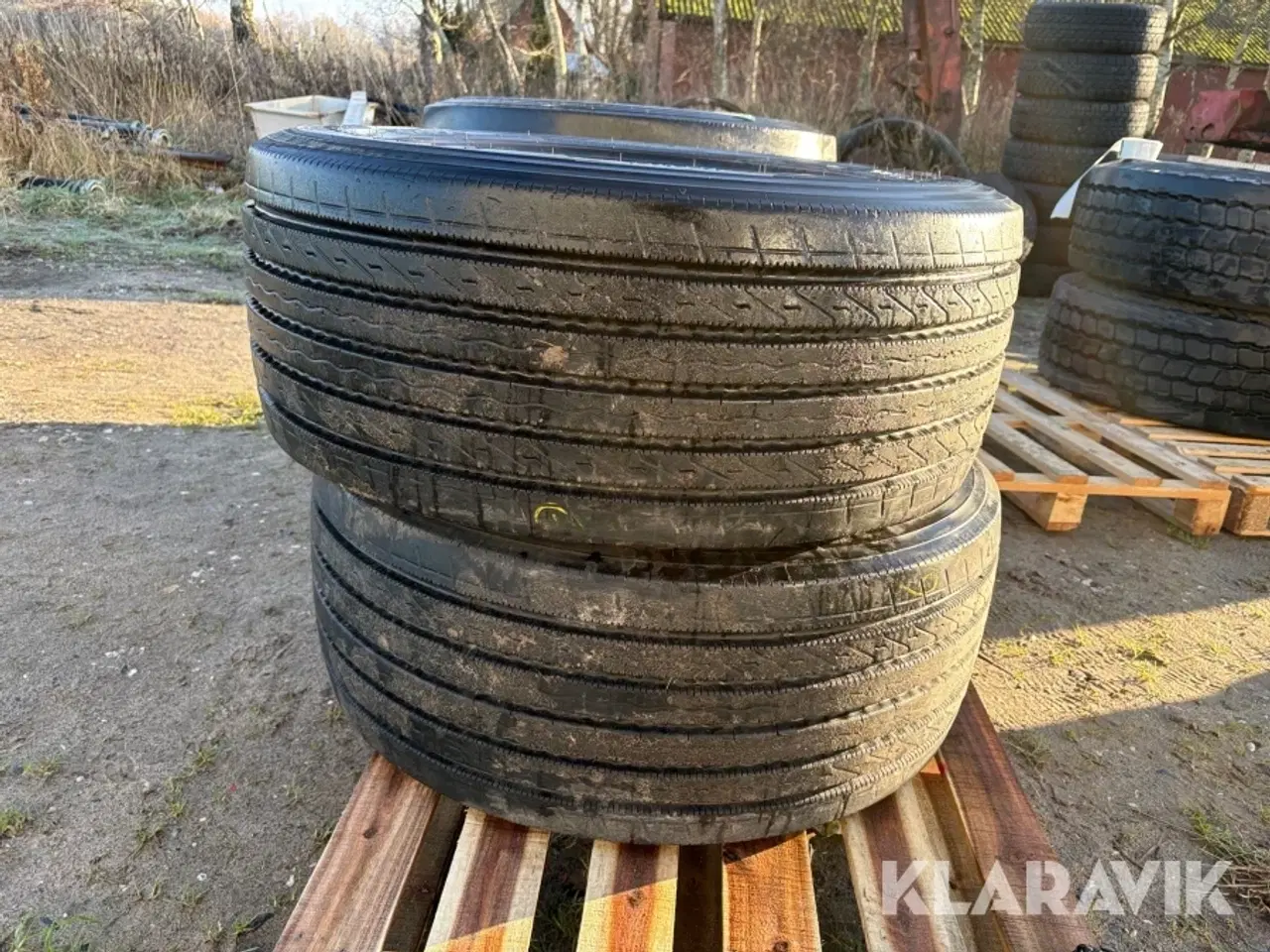 Billede 1 - Dæk Hankook AL10+ e-cube MAX – Long Haul 2 stk