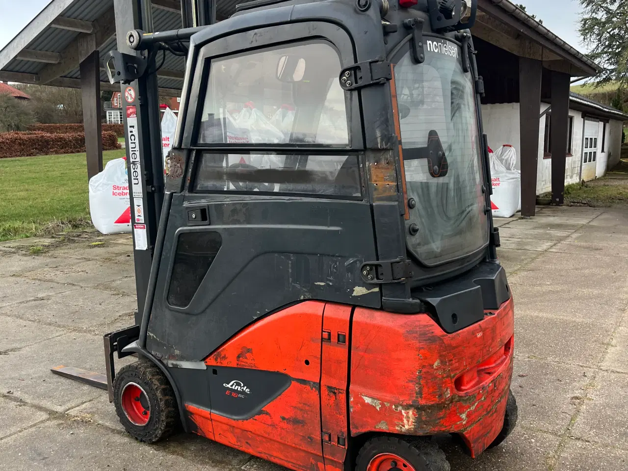 Billede 2 - Linde E18ph-02 eltruck - triplex mast m.friløft.